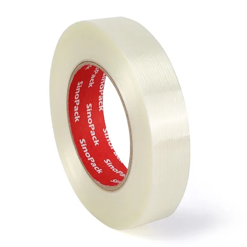 Vista 5 de Cinta de flejado de 5.5 mil x 1 pulgada x 50 yardas, cinta de flejado resistente de 1 pulgada, cinta de filamento reforzado con fibra de vidrio, 3