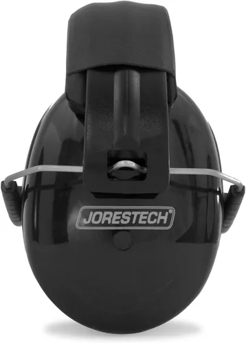 Vista 2 de JORESTECH Orejeras de seguridad, ANSI NRR 27dB, CE SNR 31dB, diadema ajustable protección auditiva (EM-502)
