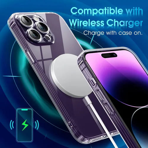 Vista 858 de Supdeal Funda cristalina transparente para iPhone 11, [No se amarillea] [Protección de la cámara] [Probado contra caídas de grado militar] Funda