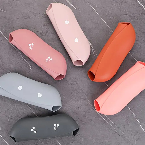 Vista 9 de ME.FAN Baberos de silicona para bebés y niños pequeños Juego de 2 baberos de silicona ajustables