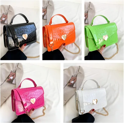 Vista 7 de Bolsos cruzados para mujer de cuero acolchado bolso de hombro con asa superior, bolso de mano lindo bolso de hombro