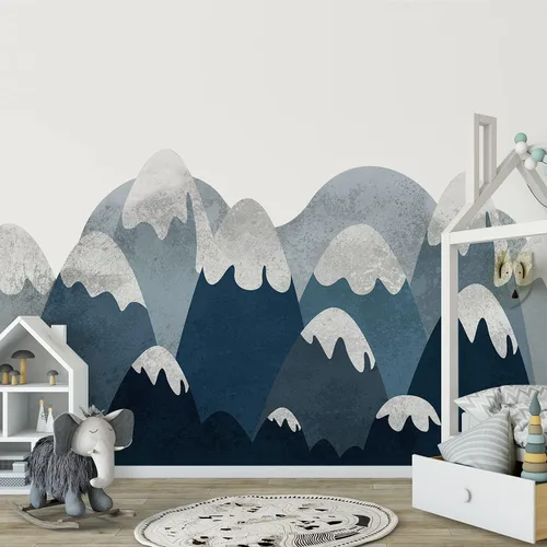 Vista 26 de Alwayspon Mural de pared de tela de arco iris, autoadhesivo, adhesivo de pared para decoración de habitación de niños, cuarto de bebé, acuarela