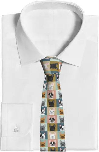 Vista 3 de Men's Novelty Necktie Funny Animal Skinny Ties Gifts for Men Teen Boys, Fashion Christmas Party Neck Tie Accessories