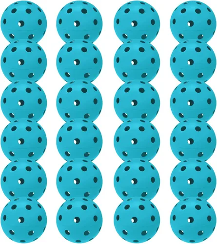 Vista 11 de Paquete de 6 pelotas de pickleball deportivas para exteriores - 40 pelotas de pickleball - Bolas de pickleball de EE. UU. aprobadas por USAPA