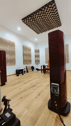 Vista 15 de (2 Pack) — Difusor de estudio acústico de sonido «Sirius» 2D QRD Difusión - Reflexión - Absorción - Insonorización - Aislamiento Panel de arte