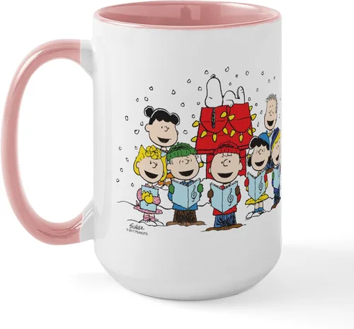 Vista 2 de CafePress Cactus Lights - Taza grande de cerámica (15.0 fl oz)