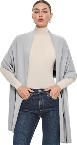 Vista 11 de PULI Bufanda y chal tipo pashmina para mujer, accesorio para vestido de noche, gran bufanda manta larga, chal para boda nupcial de invierno