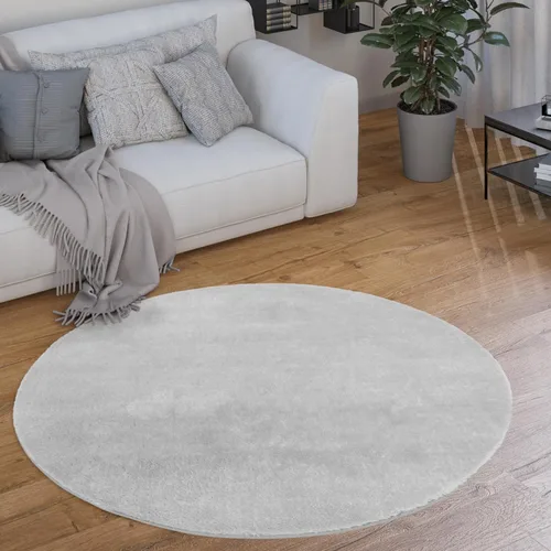 Vista 22 de Paco Home Alfombra suave en cobre acogedora alfombra antideslizante color sólido lavable, tamaño: 6'7" x 9'2" Marrón cobre