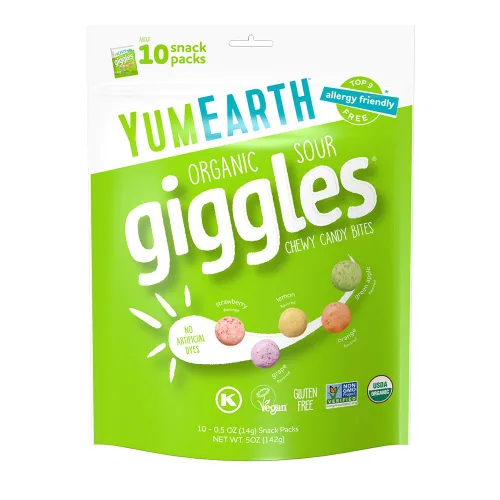 Vista 17 de YumEarth Organic Giggles - Caramelos masticables aptos para alérgicos