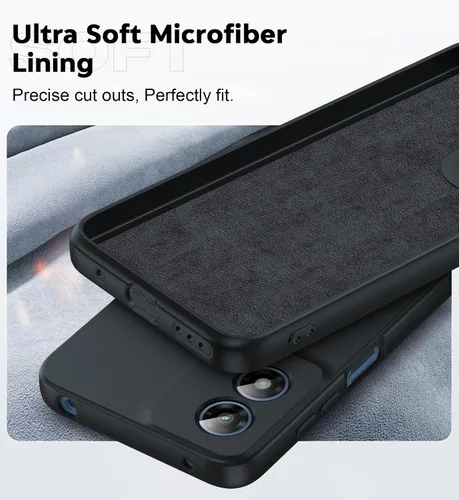 Vista 3 de LeYi Funda para Motorola Moto G Play 4G 2024: Funda para Moto G Play 4G 2024 con funda delgada y antiarañazos, silicona líquida a prueba de golpes