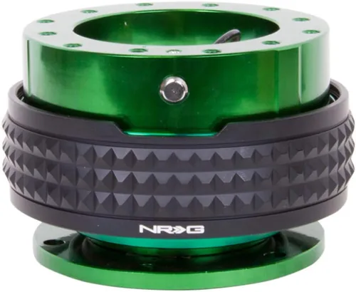 Vista 11 de NRG Innovations SRK-210BK/BK Kit de liberación rápida (cuerpo negro / anillo pirámide negro)