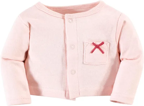 Vista 5 de Hudson Baby - Conjunto de vestido y cárdigan de algodón para niña bebé