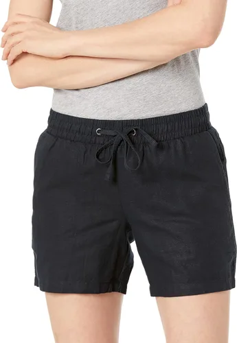 Vista 3 de Tienda Essentials Pantalón corto de lino con cordón de 5 pulgadas
