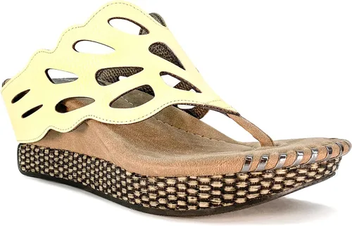 Vista 2 de Modzori Troya Easy Flip to Reverse - Sandalias de cuña media para mujer