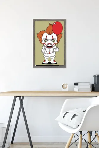 Vista 6 de Trends International IT - Póster de pared con texto en inglés "Come Home", 22.4 pulgadas de largo x 14.7 pulgadas, versión enmarcada en madera