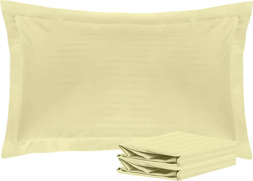 Vista 16 de Juego de 2 fundas de almohada estándar de 600 hilos, 100% algodón egipcio, con cierre de sobre, tamaño estándar de 20 x 26 pulgadas, fundas