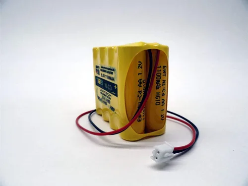 Vista 3 de 5PC Unitech AA900mAh 9.6V batería luz de emergencia 9.6V 1.1Ah NiCD