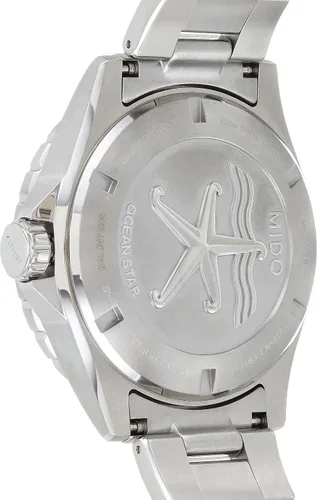 Vista 4 de Mido Ocean Star 600 Chronometer - Swiss Automatic Watch for Men - Blue Dial - Case 43.5mm - M0266081104101
