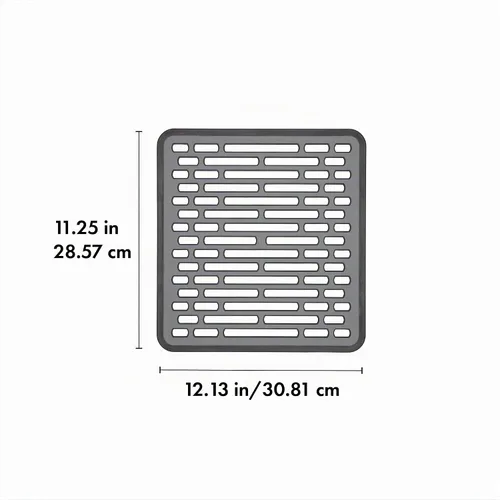 Vista 6 de OXO Good Grips - Tapete pequeño para fregadero de cocina con orificios de Alfombrilla de goma antideslizante para parte inferior del fregadero