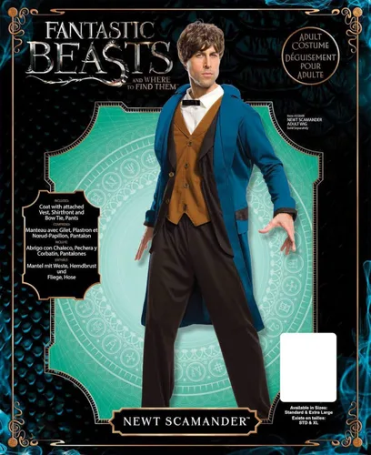 Vista 2 de Rubie's mens Fantastic Beasts Where to Find Them Deluxe Newt Scamander