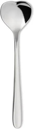 Vista 3 de Alessi AMMI01S AZ Big Love - Juego de helados de diseño, cuenco en acero inoxidable 18/10 y resina termoplástica, color azul y cuchara de acero