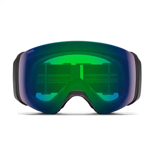 Vista 3 de Smith 4D MAG Gafas de nieve – Gafas de esquí y snowboard para adultos con lente diaria y visión BirdsEye – para hombres y mujeres Negro + espejo