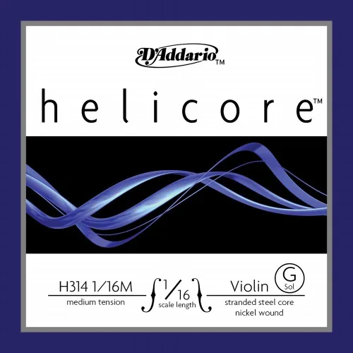Vista 6 de D'Addario Helicore - Cuerda para violín individual, escala 1/2, tensión media