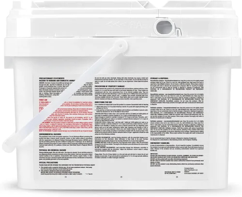 Vista 2 de Tabletas de cloro para piscinas y spas Desinfectante de larga duración de disolución lenta para agua limpia y clara (3 a 20 libras)