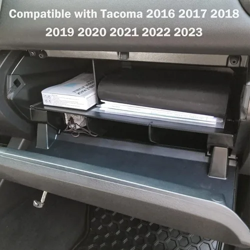 Vista 8 de Organizador de consola central y guantera compatible con accesorios Tacoma 2016 2017 2018 2019 2020 2021 2022 2023