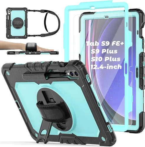 Vista 14 de Funda para Samsung Galaxy Tab S8/S7 de 11 pulgadas 5G Funda para Tableta 2022/2020, [con Protector de Pantalla de Vidrio Templado], Soporte