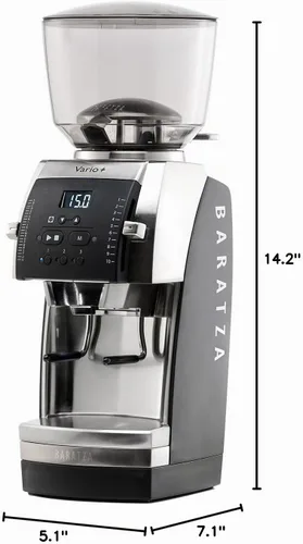Vista 5 de Baratza Vario+ - Molinillo de fresas de cerámica plano (negro)