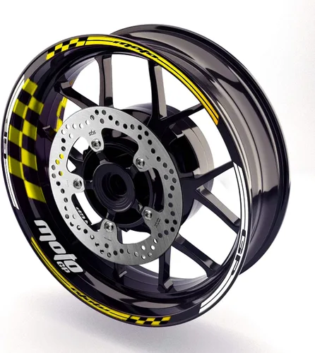 Vista 24 de MC MOTOPARTS Adhesivos para llanta de rueda 17 pulgadas Cinta adhesiva AA01 Compatible con GSX1300R GSXR1000 GSXR600 (Azul Aqua)