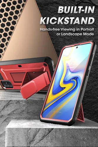 Vista 3 de SUPCASE Funda para Samsung Galaxy A71 5G [no para A71 5G UW Verizon], [Protector de pantalla integrado, soporte y clip para cinturón] Funda