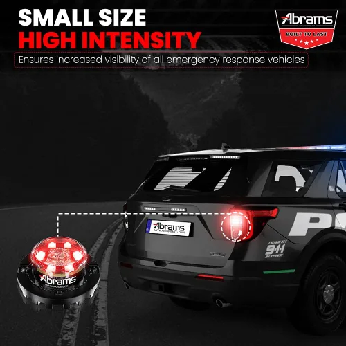 Vista 3 de Abrams. Faros escamoteables LED, Ámbar/Blanco