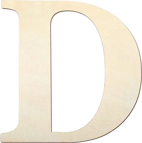 Vista 8 de Letras de madera de 12 pulgadas y letras de madera en blanco de 1/5 pulgadas de grosor sin terminar para pintura, manualidades y decoración de pared