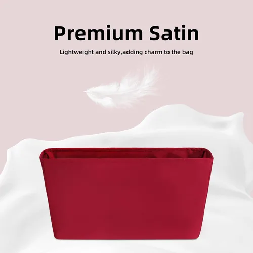 Vista 3 de DGAZ Organizador de bolso para LV Neverfullbag MiniPMMMGM, organizador de bolsas de seda, bolso de lujo y moldeador de bolsas (MM)