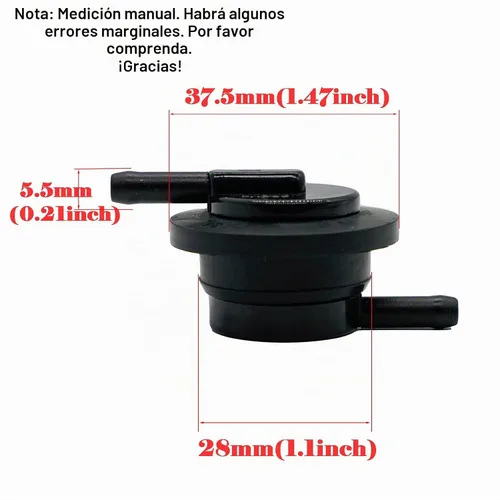 Vista 6 de JMCHstore Válvula de ventilación del tanque de combustible de gasolina OEM con arandela para motor Predator 212 6.5hp 224 Max, válvula de vuelco
