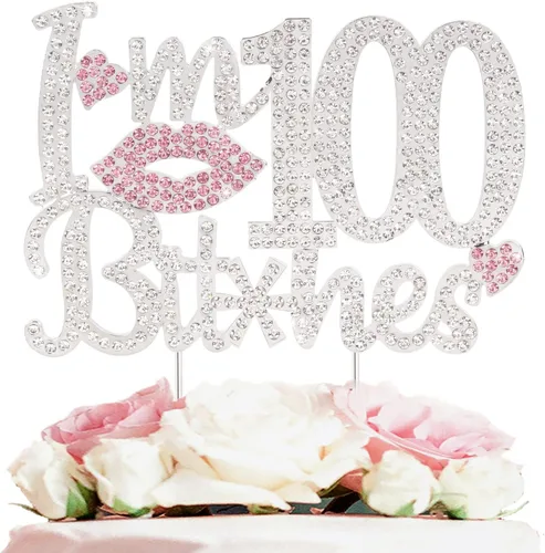 Vista 10 de ¡Soy el topper de pastel de cumpleaños número 15 divertido en oro y rosa con strass - ¡Feliz cumpleaños número 15, saludos a los quince años!