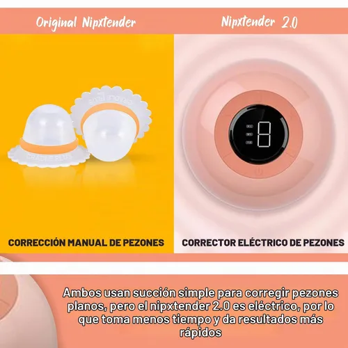 Vista 6 de Cradle Plus - Corrector de pezones invertido, chupones de pezones recargables para mujeres, dispositivo de succión, corrector eléctrico de pezones