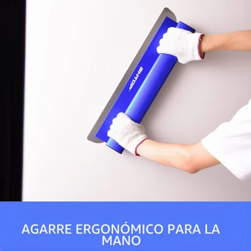 Vista 4 de Herramientas para yeso Cuchilla para yeso con mango extensible - 7", 10" 14" 16" y 24" Cuchillas de aluminio extruido Acero inoxidable 301