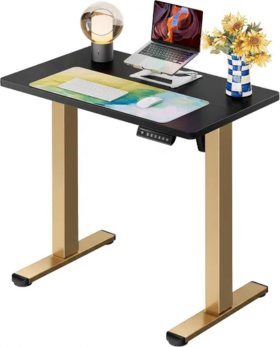 Vista 41 de ErGear - Escritorio eléctrico de pie de altura ajustable, escritorio para estar sentado o de pie de 31.5 x 18.9 pulgadas, escritorio de computadora