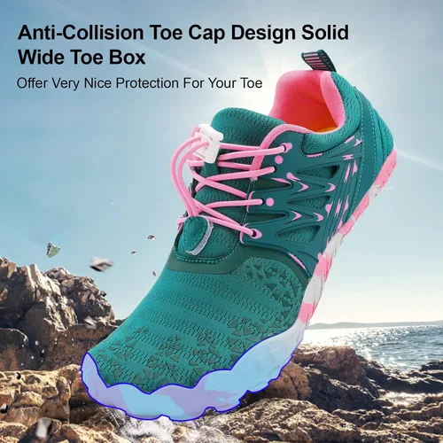 Vista 6 de XIHALOOK Zapatos deportivos de senderismo para mujer y hombre, de secado rápido, para playa, caminar, kayak, surf, entrenamiento