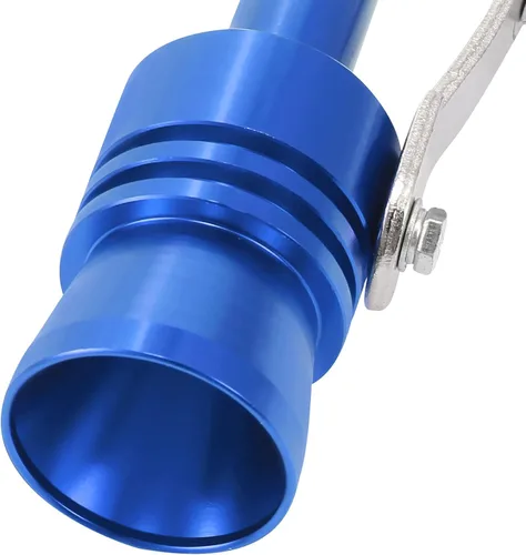 Vista 9 de X AUTOHAUX 2 unids XL tamaño coche Turbo silbato aleación de aluminio universal Turbo sonido escape silenciador tubo silbato coche rugido