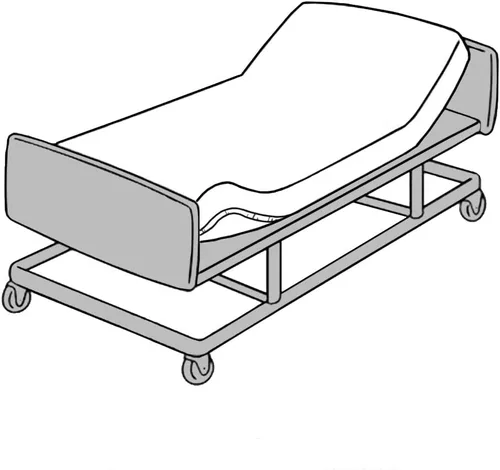 Vista 4 de TL Care Sábana bajera ajustable para hospital, se adapta a camas de hospital y cuidados domiciliarios de 84 x 36 x 16 pulgadas, suave, duradera