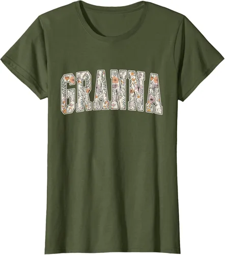 Vista 58 de Granna - Camiseta retro para el día de la madre Negro