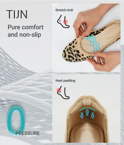 Vista 3 de TIJN Zapatos planos de ballet lavables a máquina para mujer, cómodos, informales, sin cordones, con punta redonda (Celexa)