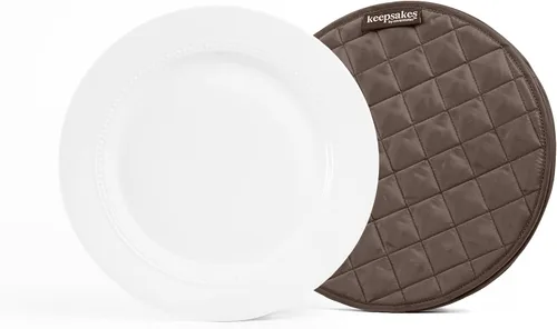 Vista 22 de Covermates Keepsakes - Juego de 4 separadores acolchados - Protección contra arañazos y roturas - Resistente a las manchas - Lavable a máquina