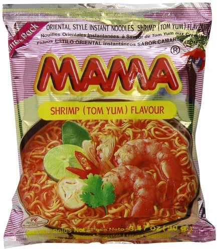 Vista 14 de MAMA Noodles Beef Stew Instant Spicy Fideos con deliciosos sabores tailandeses, fideos picantes y picantes, sin grasas trans con menos calorías que