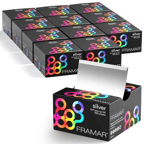 Vista 14 de Framar Láminas para resaltar 500 hojas - 5x11" - Precortadas - Lámina pre-plegada - Patrón de aurascopio