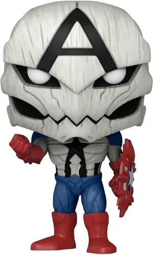 Vista 2 de Funko Pop Marvel Venom Veneno Capitán América #856 Edición Especial Funko Figura de vinilo